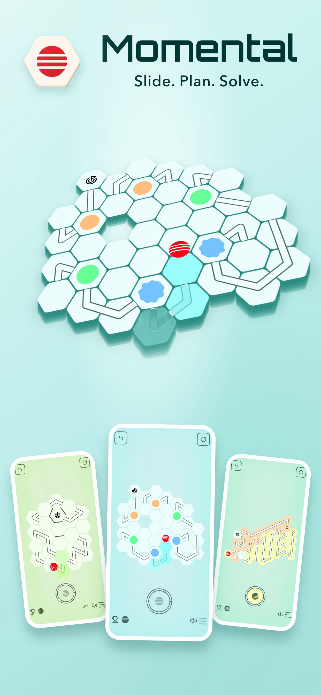 Momental App Store artwork for a 6.5-inch iPhone display